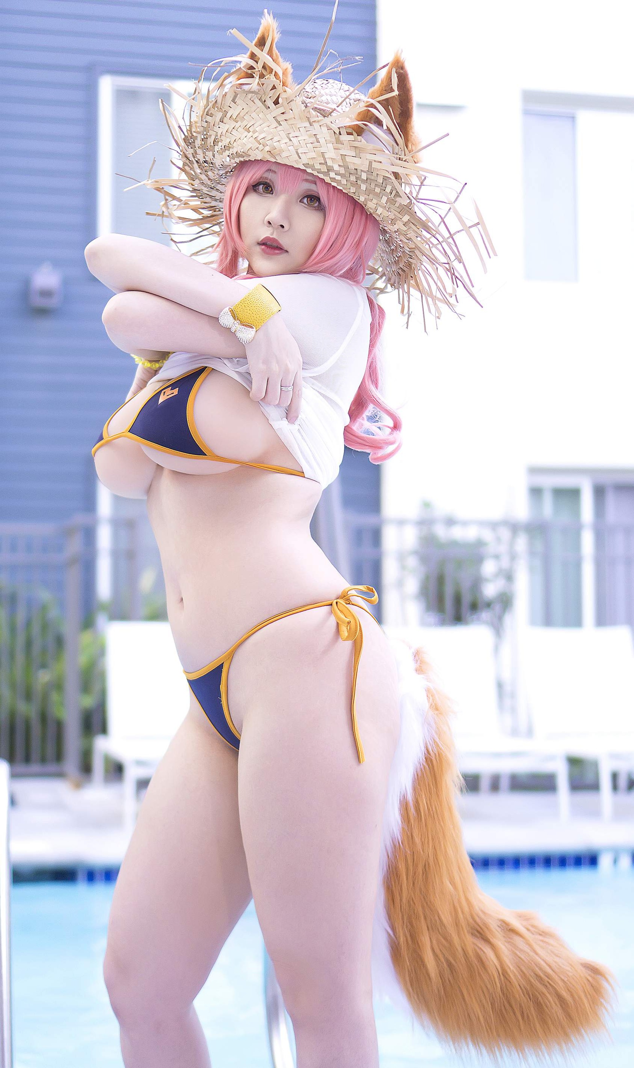 Hana Bunny - NO.125 Tamamo Bikini (Fate Grand Order)[9P]-XikXak